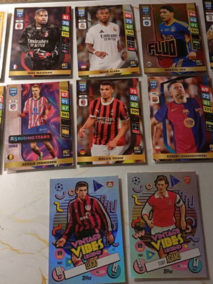Panini cards new, pack of 12