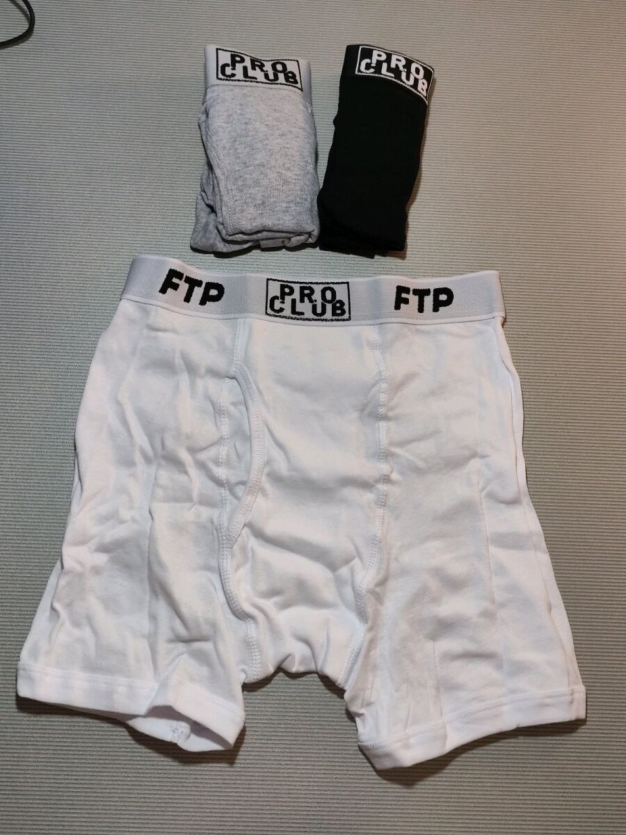 ラス1 FTP + PRO CLUB 3 PACK BOXER BRIEFS L c6defa79ab17e675ce46ed513c4edf