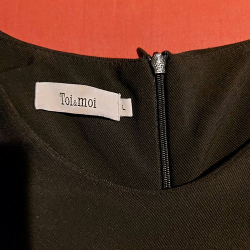 Toi&Moi dress black elegant like new, size L with slim fit