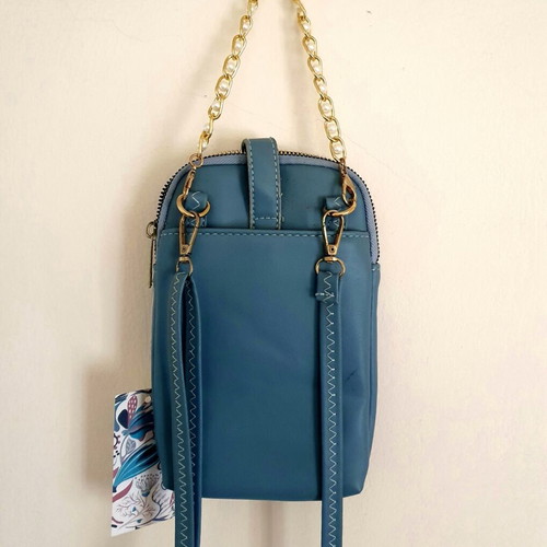 Quilted Mini Crossbody Bags New Set of 2 in Pink and Blue
