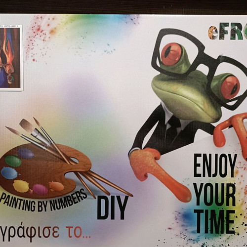DIY painting canvas new with numbered pieces 40x50