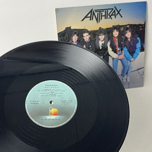 Anthrax Penikufesin Vinyl LP EP collectible thrash metal record used