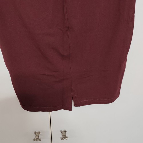 Celestino sleeveless dress, burgundy, size Large