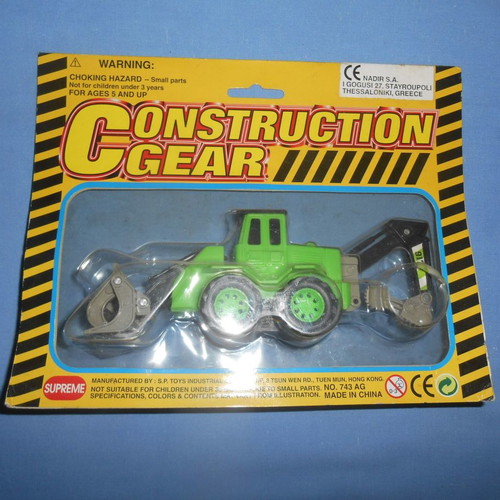 Excavator card set new, 3 designs