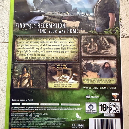 Lost Xbox 360 game like new