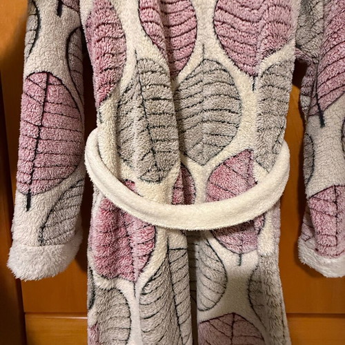 Fleece robe used, size M, Bozer