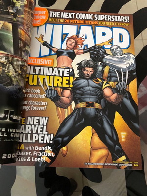 Wizard Magazine 201 καινούργιο με εξώφυλλο Ultimate X-Men McNiven