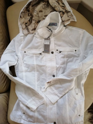 Women's jacket size L new, white
