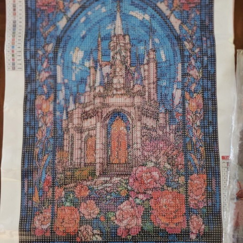 Diamond Painting Kit 30x40 Beauty and the Beast Castle new, sealed