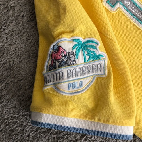 La Martina polo shirt like new, yellow, size M