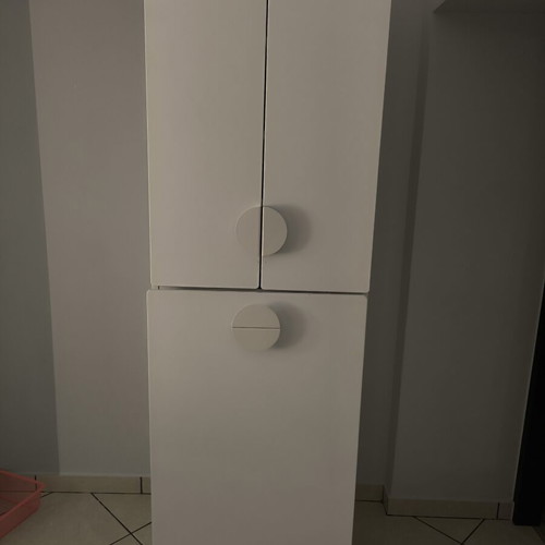 IKEA SMÅSTAD / PLATSA wardrobe 60×195 cm, white
