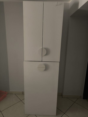 IKEA SMÅSTAD / PLATSA wardrobe 60×195 cm, white