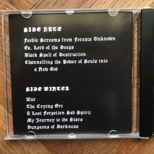 CD Burzum - Burzum, Deathlike Silence, later repress, σαν καινούργιο