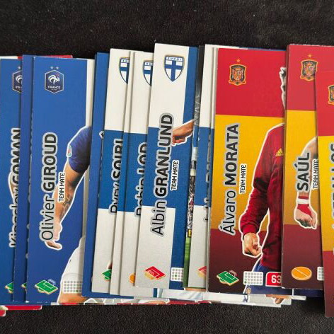Euro 2020 Adrenalyn XL cards like new, Panini collection with Limited Edition