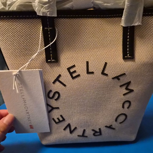 H&M x Stella McCartney crossbody bag, black and white