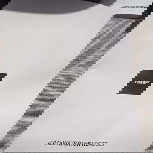 Bose A30 αεροπορικό ακουστικό καινούργιο με Bluetooth και Dual GA Plug