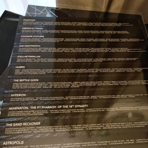 Nightfall Cassiopeia vinyl record new, limited transparent vinyl