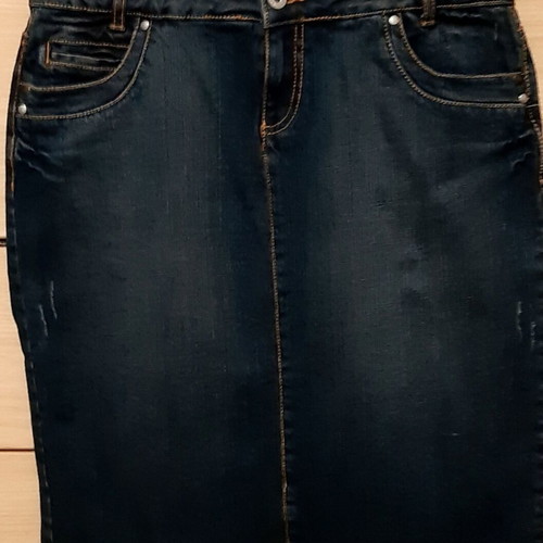 Denim skirt Motivi Italian jeans XL 42 like new, blue
