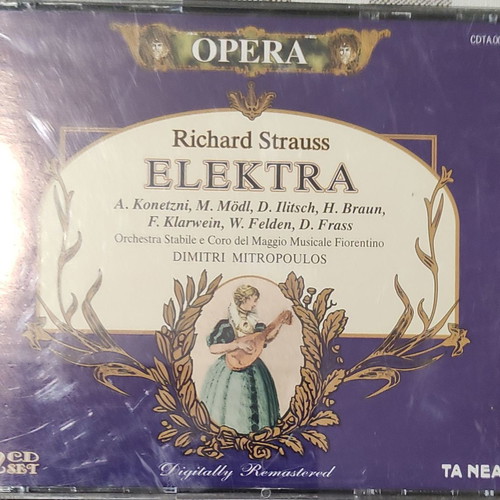 Richard Strauss Elektra rare double CD new, Opera Series