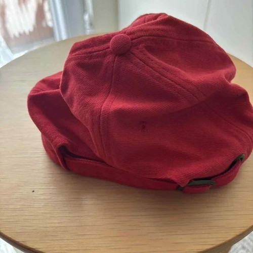 Jockey hat used, red, size M, cotton polyester