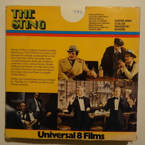 The Sting Super 8mm film like new, color, sound, 400ft