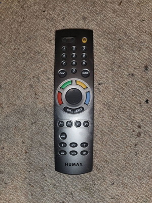Original Humax remote control BTCI-5900C used