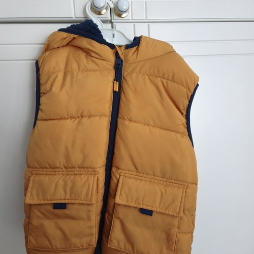 Marks & Spencer sleeveless vest new for children 3-4 years old, yellow and orange
