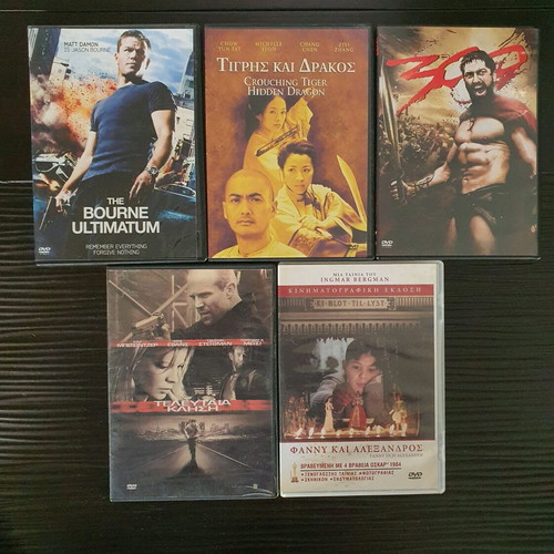 DVD like new, pack of 10 with subtitles
