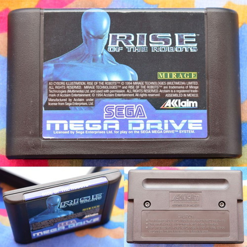 Rise of the Robots Sega Mega Drive complete game very good to excellent