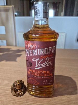 Nemiroff Vodka with Honey and Pepper 40% Alc. 0.7L new
