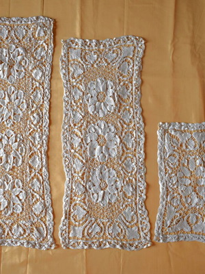 Handmade table linens set new