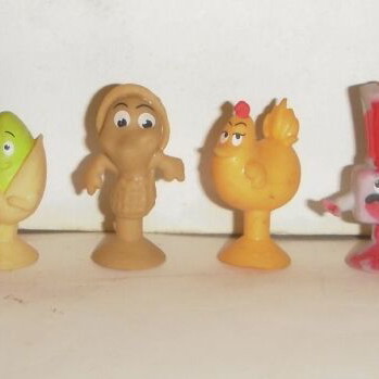 Super Zings, Stikeez and Grossery Gang figures pack of 61 with vehicles