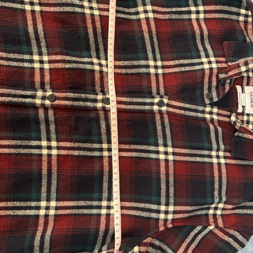 Pull & Bear plaid shirt Large like new