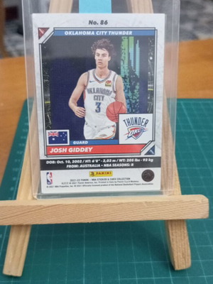 Κάρτα Josh Giddey 2021-22 Panini NBA Rookie Card σαν καινούργιο