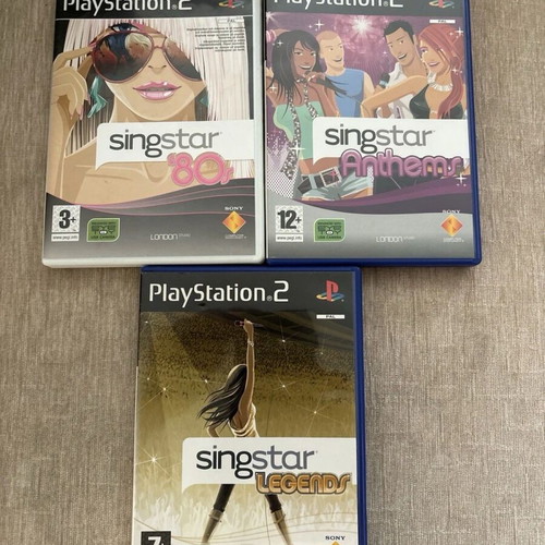 Singstar PlayStation 2 PS2 bundle used, complete in box