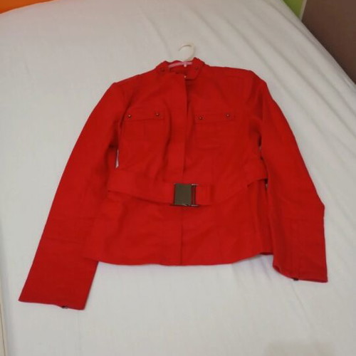 Zara jacket like new, red, size L