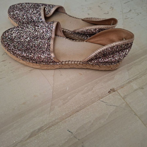 Espadrilles women's beige size 38 used, very good condition