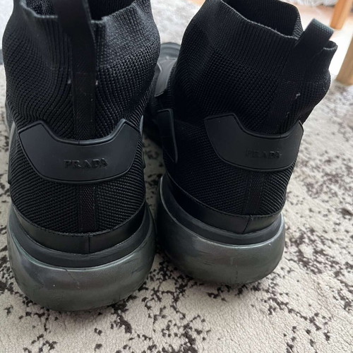 Prada sport shoes used, size 45, black