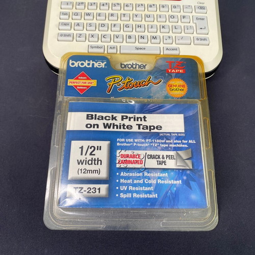 Brother PT-1280 label printer used with extra replacement part