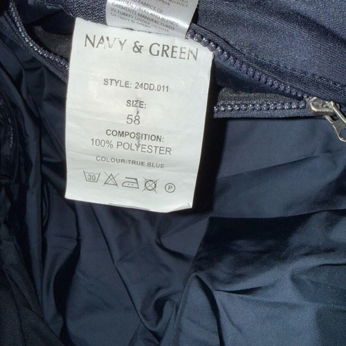 Navy & Green men's jacket like new, windproof and waterproof