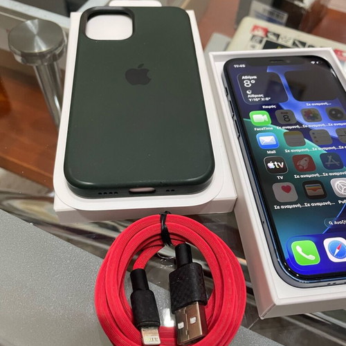 iPhone 12 mini 64 GB blue like new with accessories