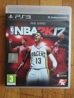 NBA 2k17 παιχνίδι PS3 μεταχειρισμένο, ελληνική έκδοση