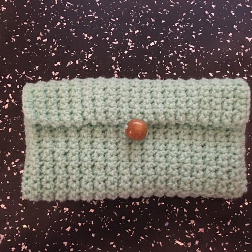 Handmade knitted bag - toiletry case new