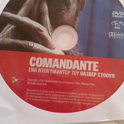 DVD 2 documentaries by Oliver Stone about Fidel Castro used