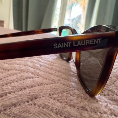 Saint Laurent women's sunglasses SL 502 003 56 like new, tortoiseshell acetate