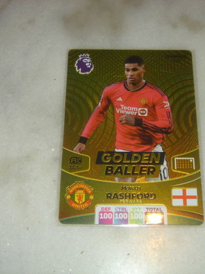 Κάρτα Panini Premier League 2024 Adrenalyn XL Golden Baller Marcus Rashford καινούργιο