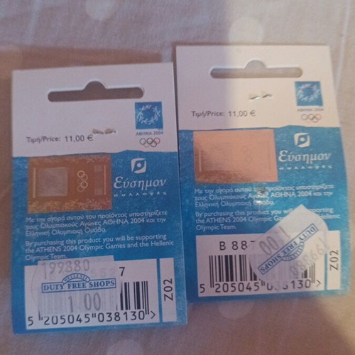 Olympic Games Athens 2004 Pin Set like new