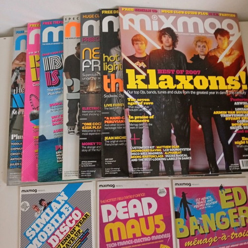 Mixmag magazines like new, pack of 7 issues