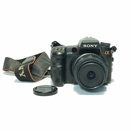 Sony Alpha DSLR-A700 with Minolta lens used, two batteries charger and 8GB card