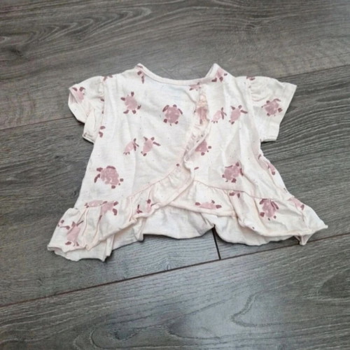 Play Up baby top size 3M with ruffle detail